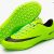 Chaussure verte Nike de foot en salle sans crampons 